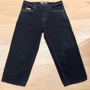 Empyre Men's Relaxed Black Jeans